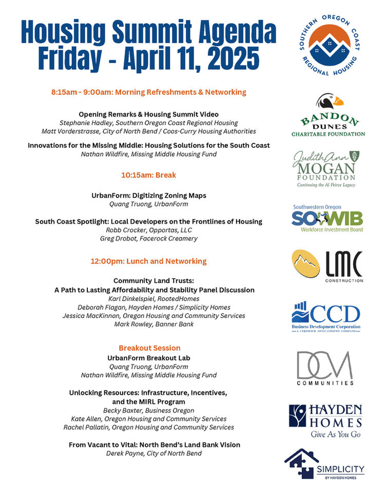 Southern Oregon Coast Housing Summit